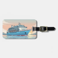 Navire de croisière sur l'océan