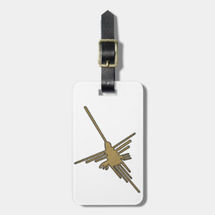 Étiquette À Bagage Nazca Lines Hummingbird Faux Broderie Imprimer