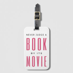 Étiquette À Bagage Ne jugez jamais un livre par son film I