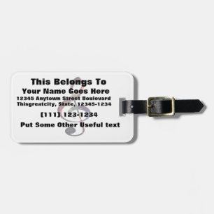 Étiquette À Bagage Nébuleuse 1 de clef triple