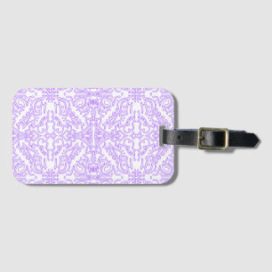 Étiquette À Bagage Nébuleuse Mystique Lilas