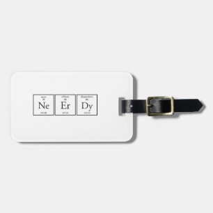 Étiquette À Bagage Nerdy