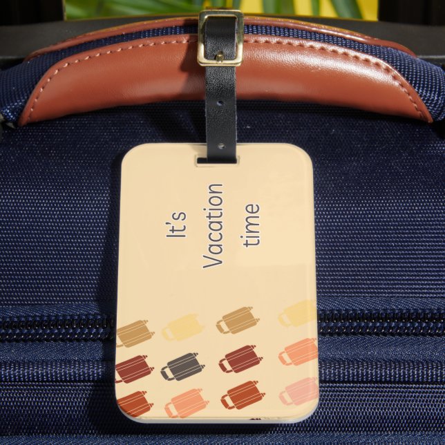 Étiquette À Bagage Neutre, c'est le temps de vacances avec valises/ba (Insitu Rectoal 2)