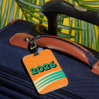 Étiquette À Bagage New year travel world tour Luggage Tag