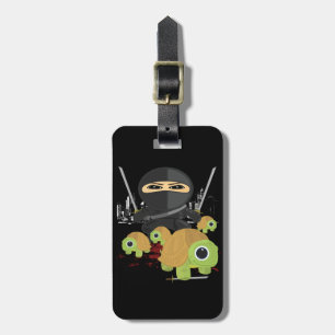 Étiquette À Bagage Ninja et tortues