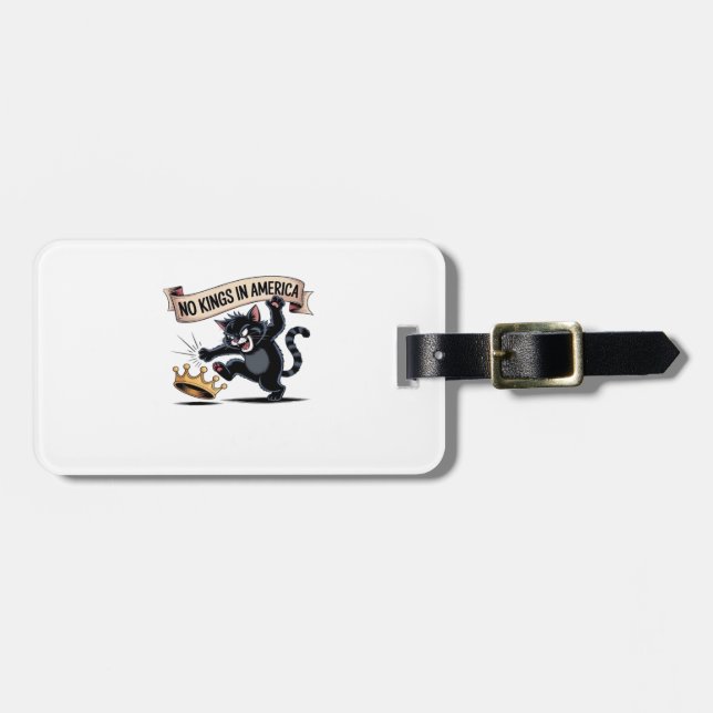 Étiquette À Bagage No Kings In America Classic Creative Style (Devant horizontal)
