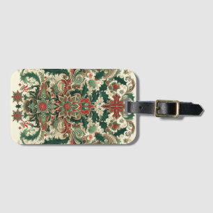 Étiquette À Bagage Noël victorien/classique/Vintage