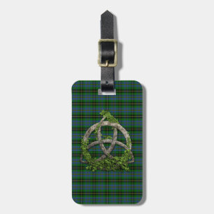 Étiquette À Bagage Noeud de trinité et tartan celtiques de MacInnes
