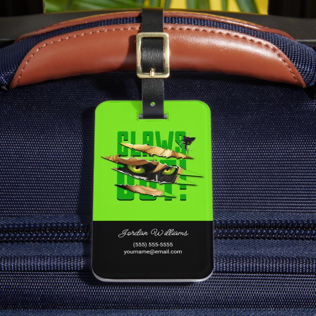 Étiquette À Bagage Noir de chat et Plagg | Écarts (Insitu Rectoal 2)