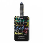 nom de couleur typographie monogramme