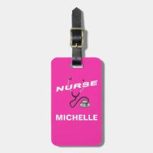 Nom de l'infirmière personnalisée PINK