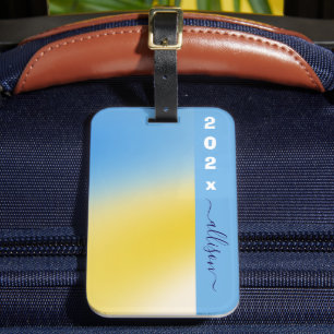 Étiquette À Bagage Nom personnalisé arrière-plan magique