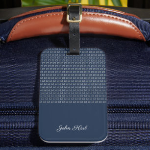 Étiquette À Bagage Nom personnalisé Chic