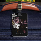 Nom personnalisé floral foncé