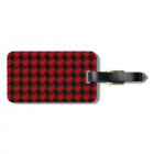 Nom personnalisé motif Red Houndstooth
