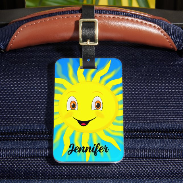 Étiquette À Bagage Nom personnalisé Sunshine (Insitu Rectoal 2)