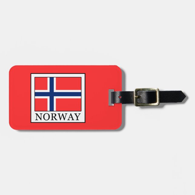 Étiquette À Bagage Norvège (Devant horizontal)
