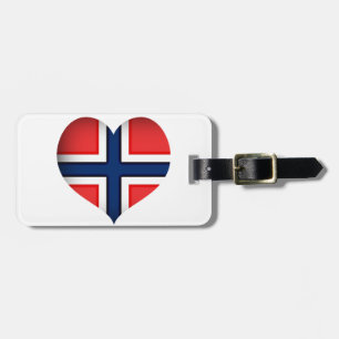 Étiquette À Bagage Norway Flag