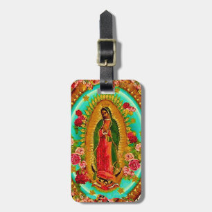 Étiquette À Bagage Notre Vierge Marie mexicain saint de Madame