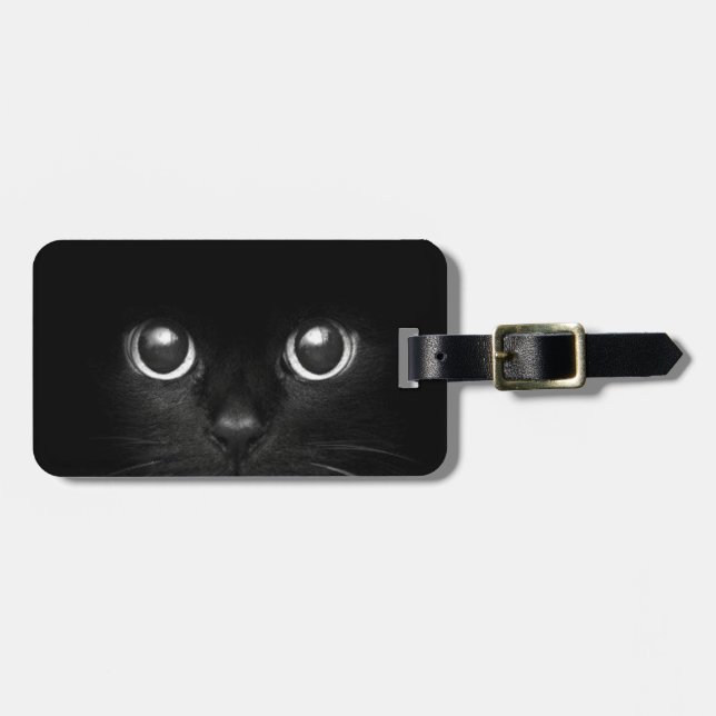 Étiquette À Bagage Nounours le chat (Devant horizontal)