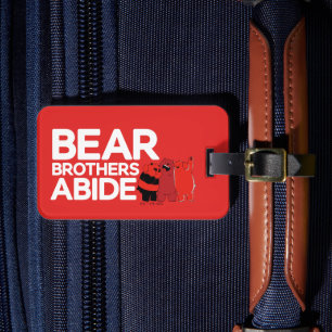 Étiquette À Bagage Nous Ours nu - Ours Frères Abide