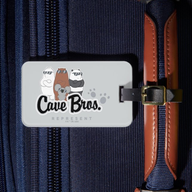 Étiquette À Bagage Nous Ours Nus - Bros Grotte. Représenter (Insitu Rectoal 4)