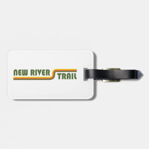 Étiquette À Bagage Nouveau sentier de la rivière Virginie