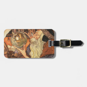 Étiquette À Bagage Nouvel An Antique Père