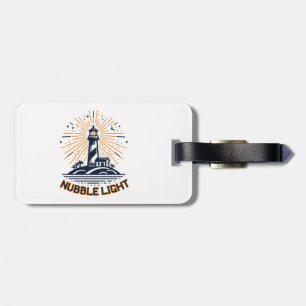 Étiquette À Bagage Nubble Light Maine Lever du Soleil