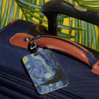 Étiquette À Bagage Nuit étoilée Vincent Van Gogh