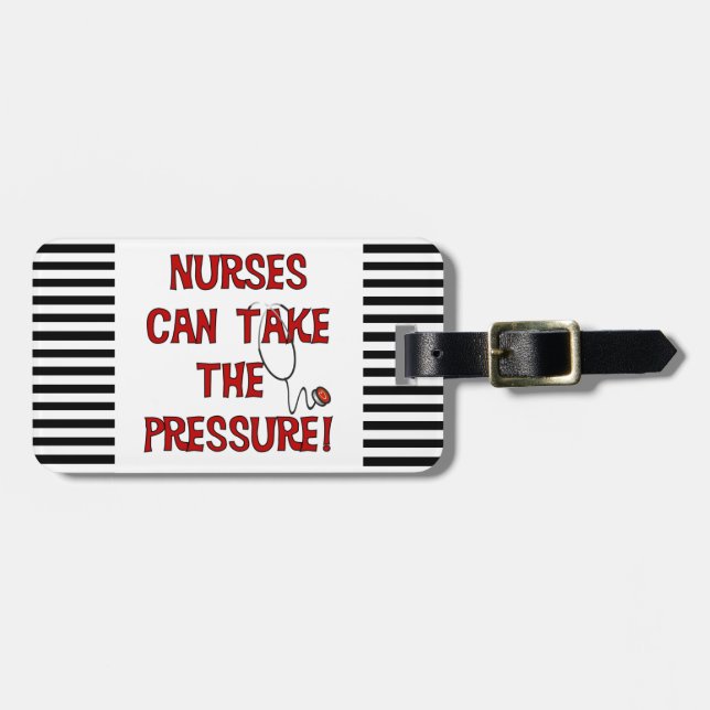 Étiquette À Bagage Nurses Can (Devant horizontal)