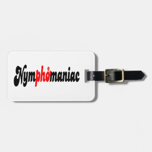 Étiquette À Bagage Nymphomane