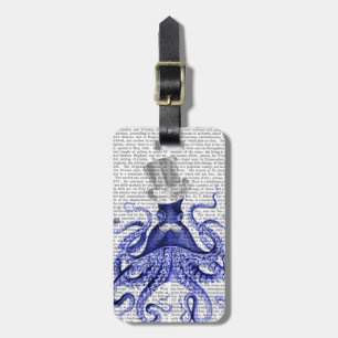 Étiquette À Bagage Octopus À propos de la ville