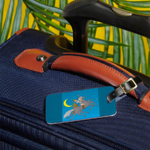 Étiquette À Bagage Odin Riding Sleipnir Norse Mythologie Vive Dieu