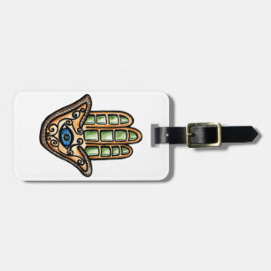 Étiquette À Bagage Oeil de Hamsa