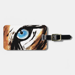 Étiquette À Bagage Oeil de tigre de Bengale