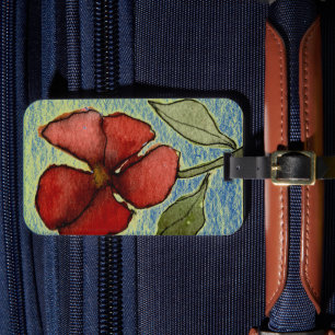 Étiquette À Bagage Offres de mes peintures florales originales lugg