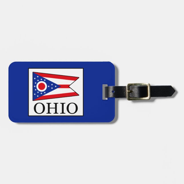 Étiquette À Bagage Ohio (Devant horizontal)