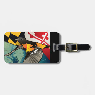 Étiquette À Bagage Oiseau d'état de Baltimore Oriole le Maryland