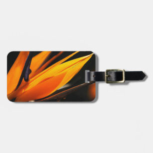 Étiquette À Bagage Oiseau orange de Strelitzia de paradis