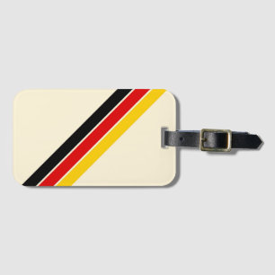Étiquette À Bagage Old School Striped les années 70 80s Retro Racing 