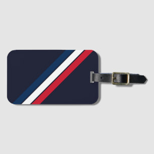 Étiquette À Bagage Old School Striped les années 70 80s Retro Racing 