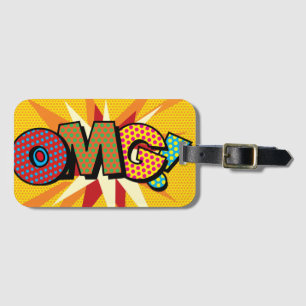 Étiquette À Bagage OMG Fun Retro