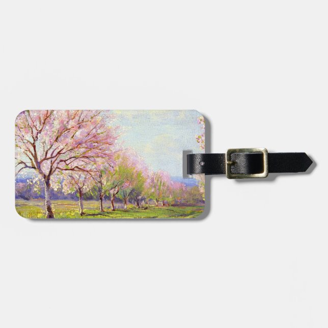 Étiquette À Bagage Onderdonk - Peach Orchard, (Devant horizontal)