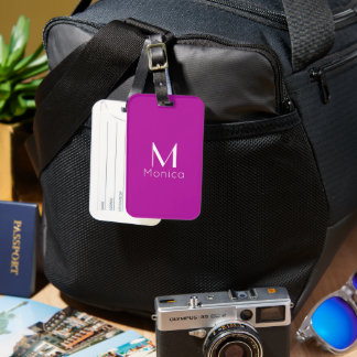 Étiquette À Bagage Orchidée chaude - personnalisé