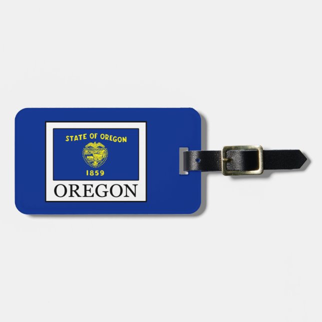 Étiquette À Bagage Oregon (Devant horizontal)