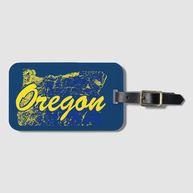 Étiquette À Bagage Oregon (Devant Horizontal)