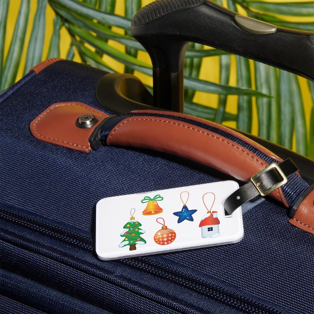 Étiquette À Bagage Ornements de Noël décoratifs (Créateur téléchargé)
