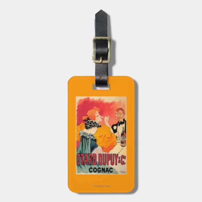 Étiquette À Bagage Otard-Dupuy et affiche promotionnelle de cognac de (Devant Vertical)
