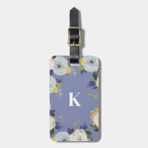 Étiquette À Bagage Où l'amour grandit Monogramme